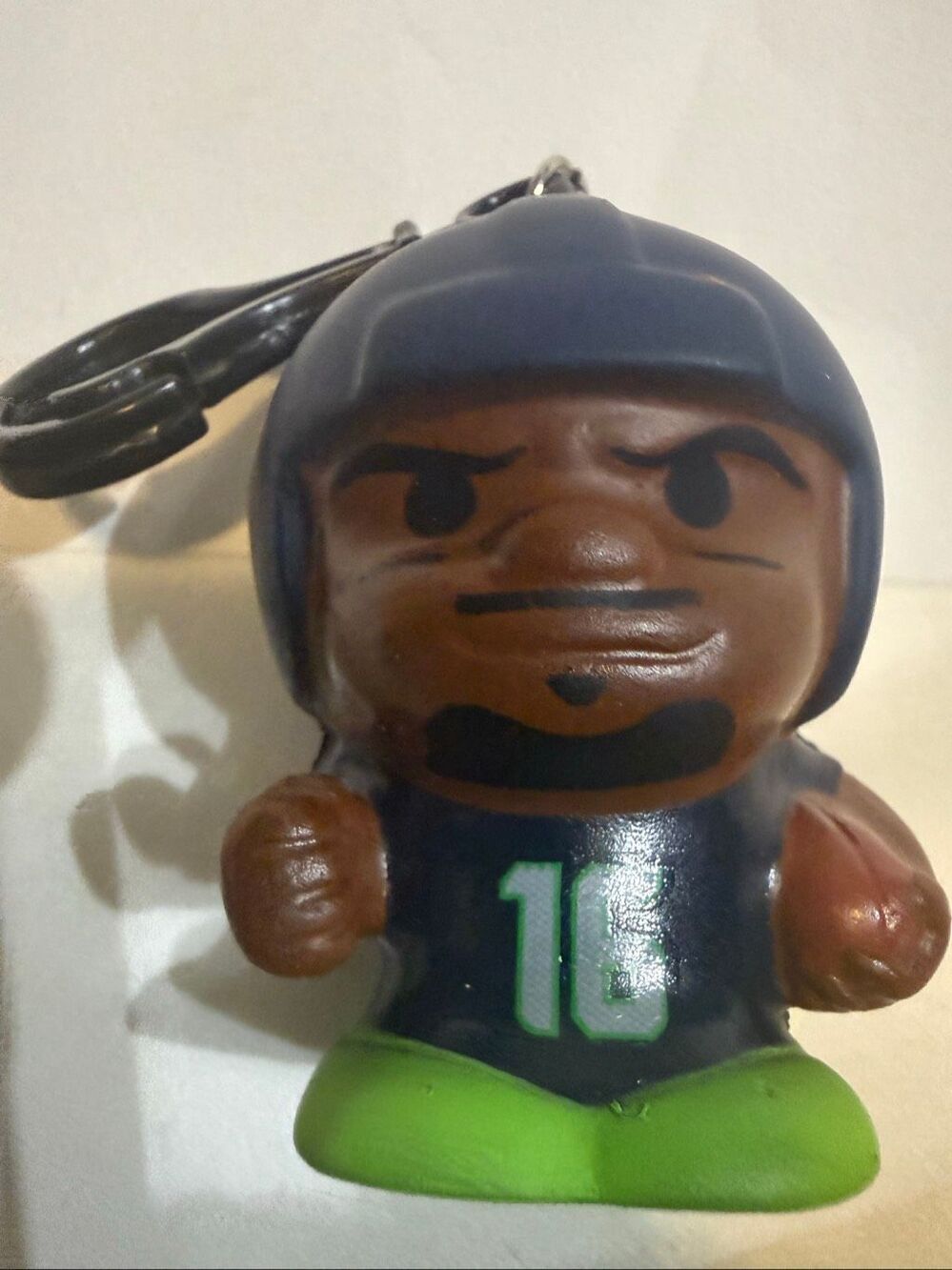 NFL 2025 Squeezy Mates Seattle Seahawks Tyler Lockett #16 Keychain Blue 2.5”